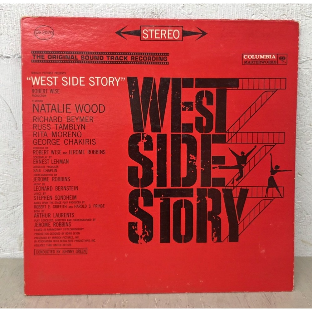 West Side Story Original Soundtrack Vinyl LP - Columbia OS 2070 Stereo Gatefold